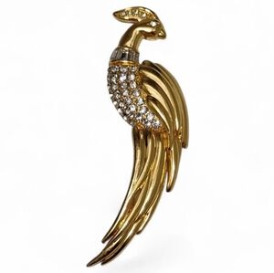 Signed Vintage Brooch 1970s 1980s (Patina indicating age, quality, and history)